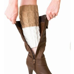 Crocheted Leg Boot Cuffs